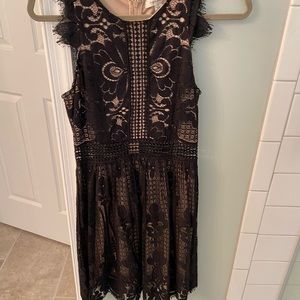 Black lace Francesca dress